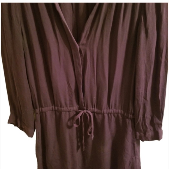 Babaton Women's S Bennett Mini Dress 100% Silk Purple - Picture 3 of 3